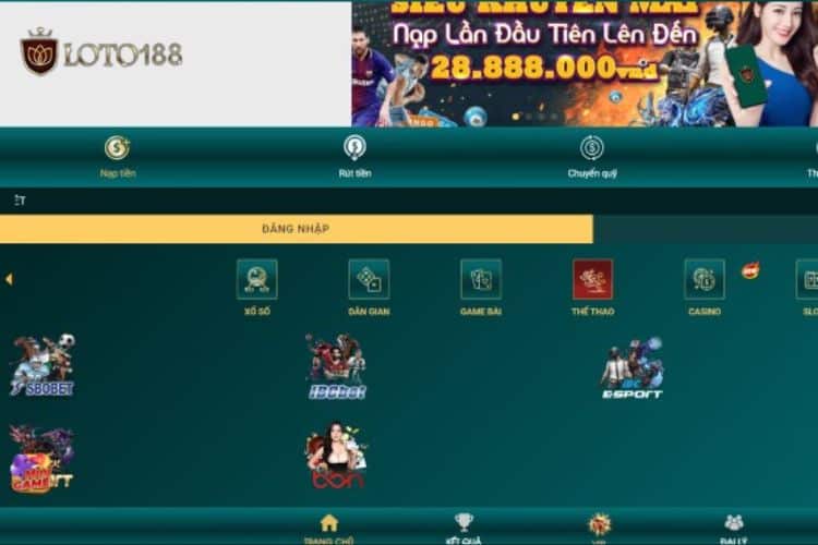 Tại sao nên chọn loto188 com đăng nhập?